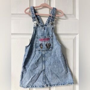 Zara Disney Denim Dress 4T-5T